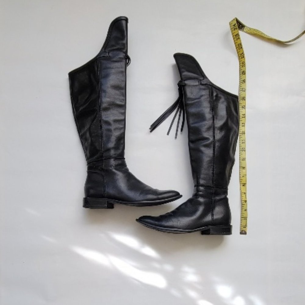 FRANCO BOSCHI TALL BOOTS WITH TASSEL SIZE 38 1/2 USED - Picture 8 of 14